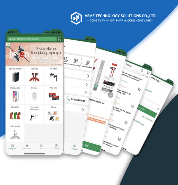 Thiết kế APP Siêu thị trực tuyến