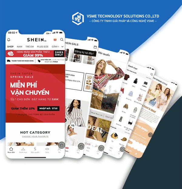 Thiết kế APP Shop online