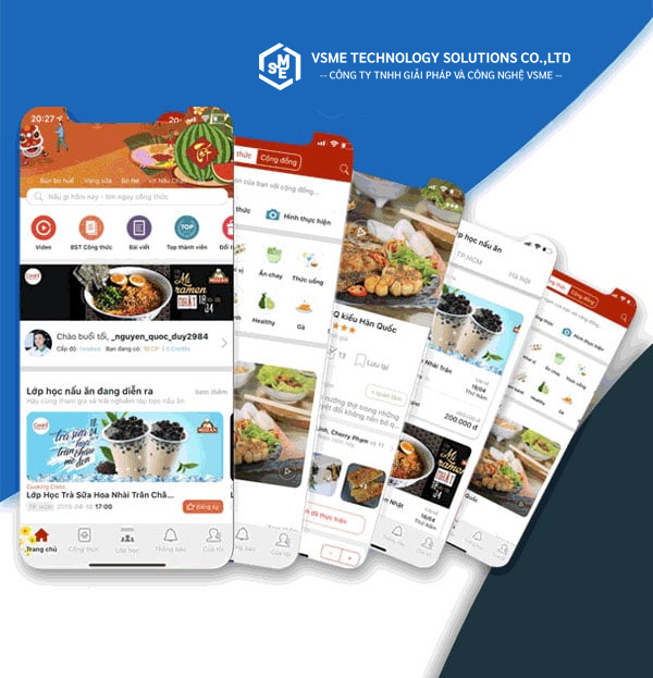 Thiết kế APP món ngon mỗi ngày