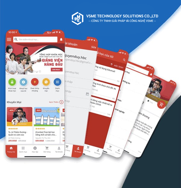 Thiết kế APP học trực tuyến