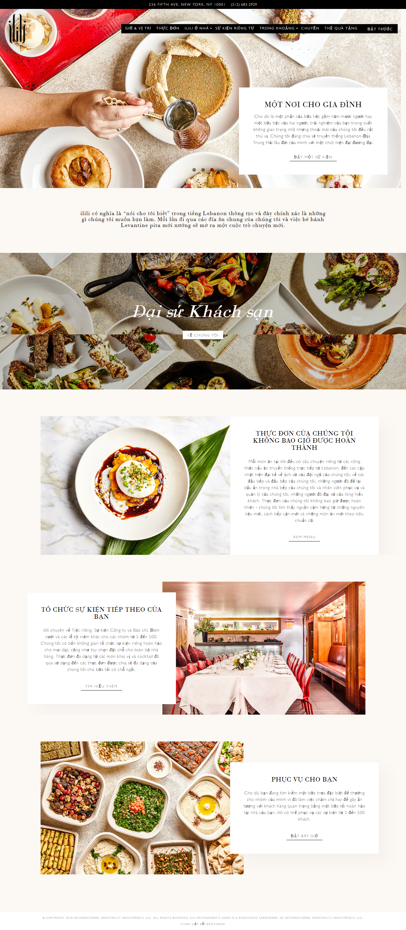 Mẫu website nhà hàng 006