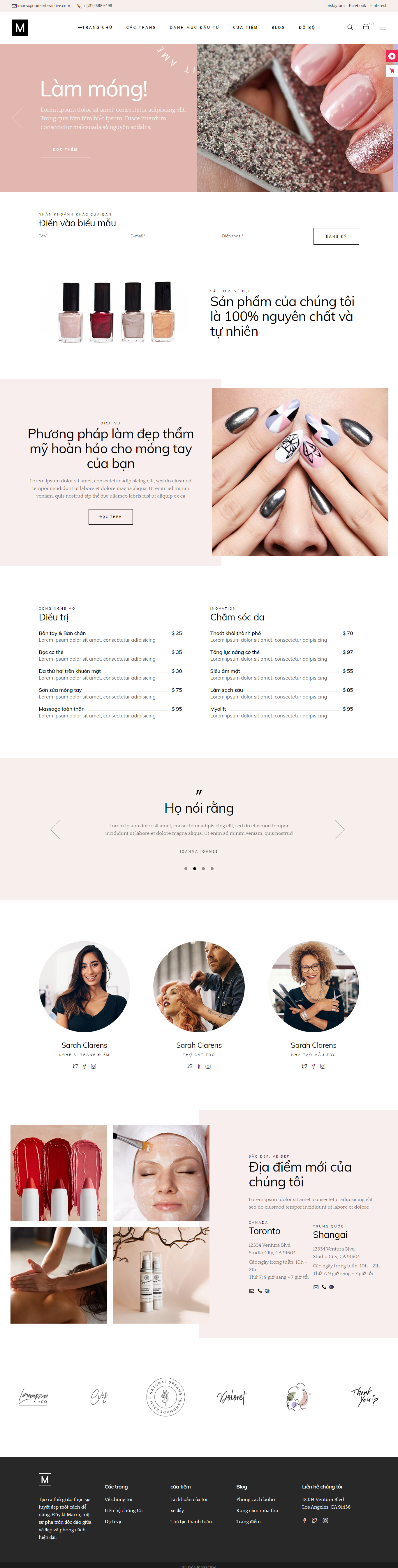 Mẫu website  thể thao- dịch vụ 014