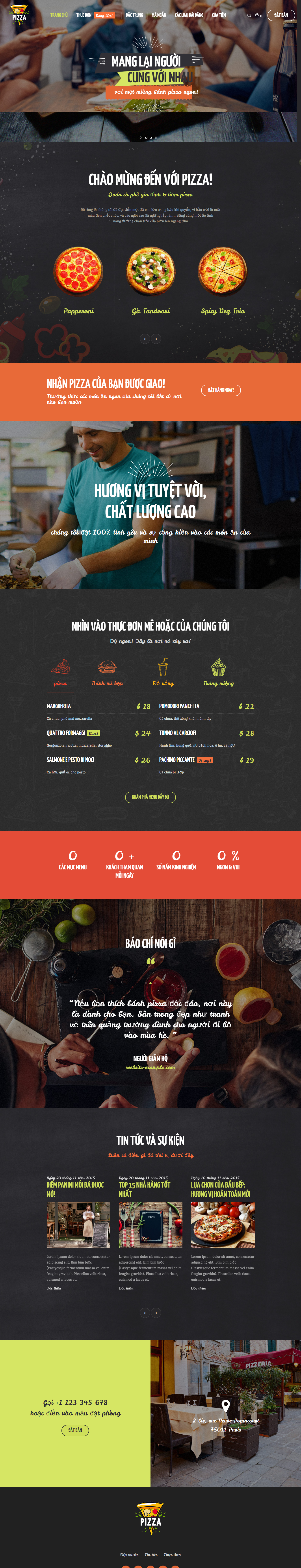 Mẫu website thực phẩm 003