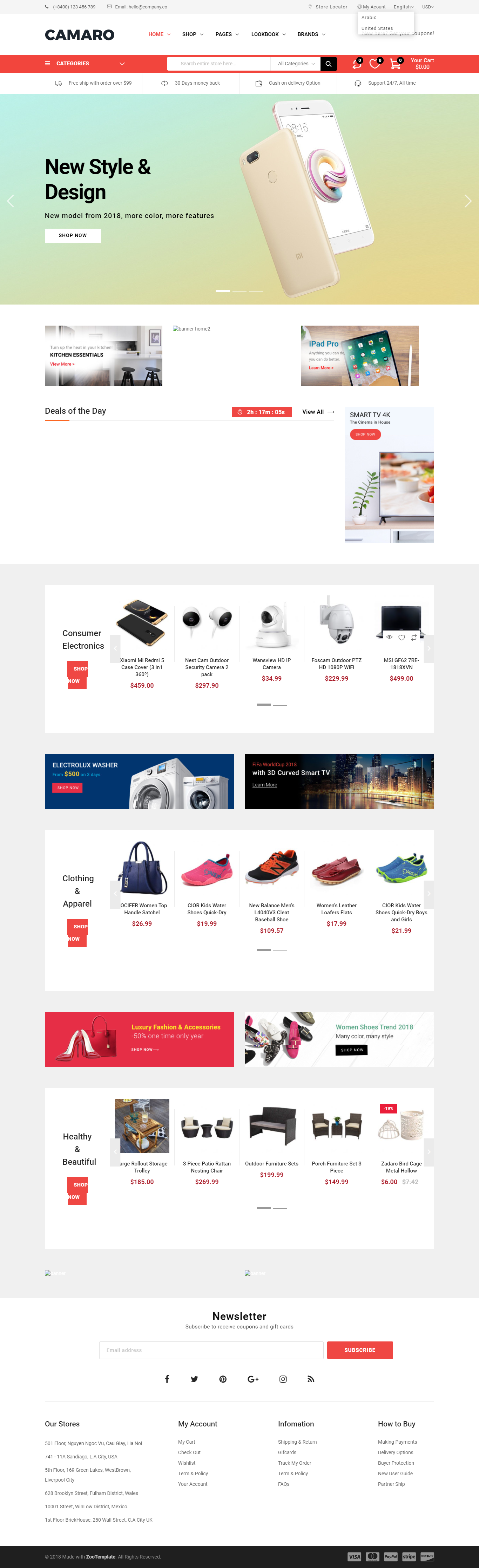Mẫu website ô tô- xe  máy 013